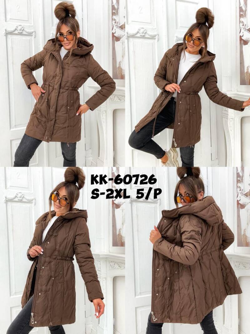Kurtki damskie cienki Roz S-2XL, 1 Kolor Paczka 5 szt